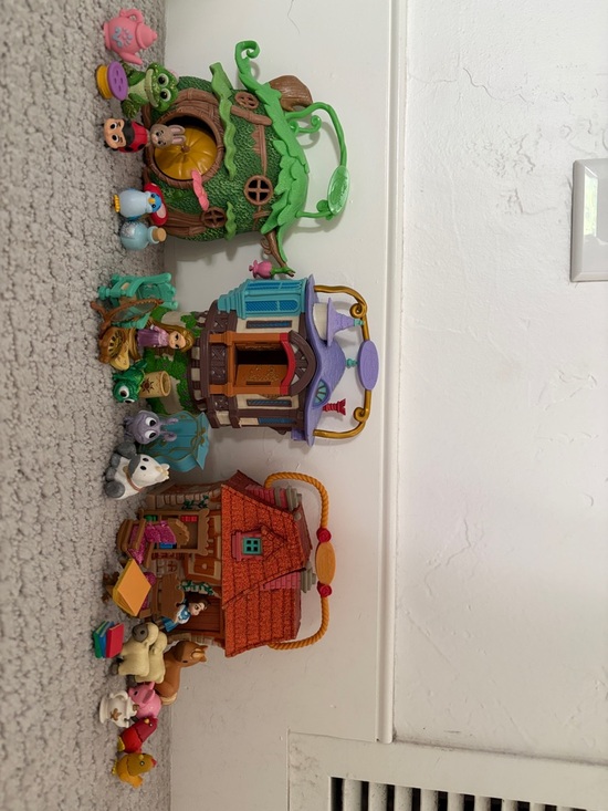 Disney Other - Disney Animators Collection Littles- Bell Cottage, Rapunzel Tower, Tinker Bell